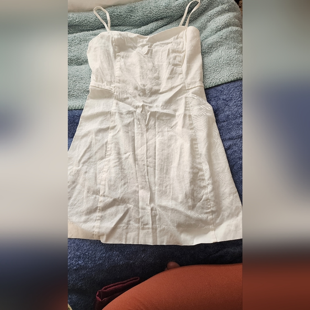 Aritzia Babaton Linen Classic Linen Dress